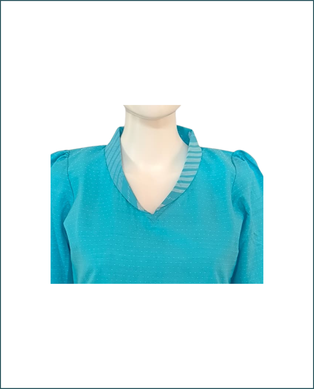 Handloom Cotton Kurti - Blue