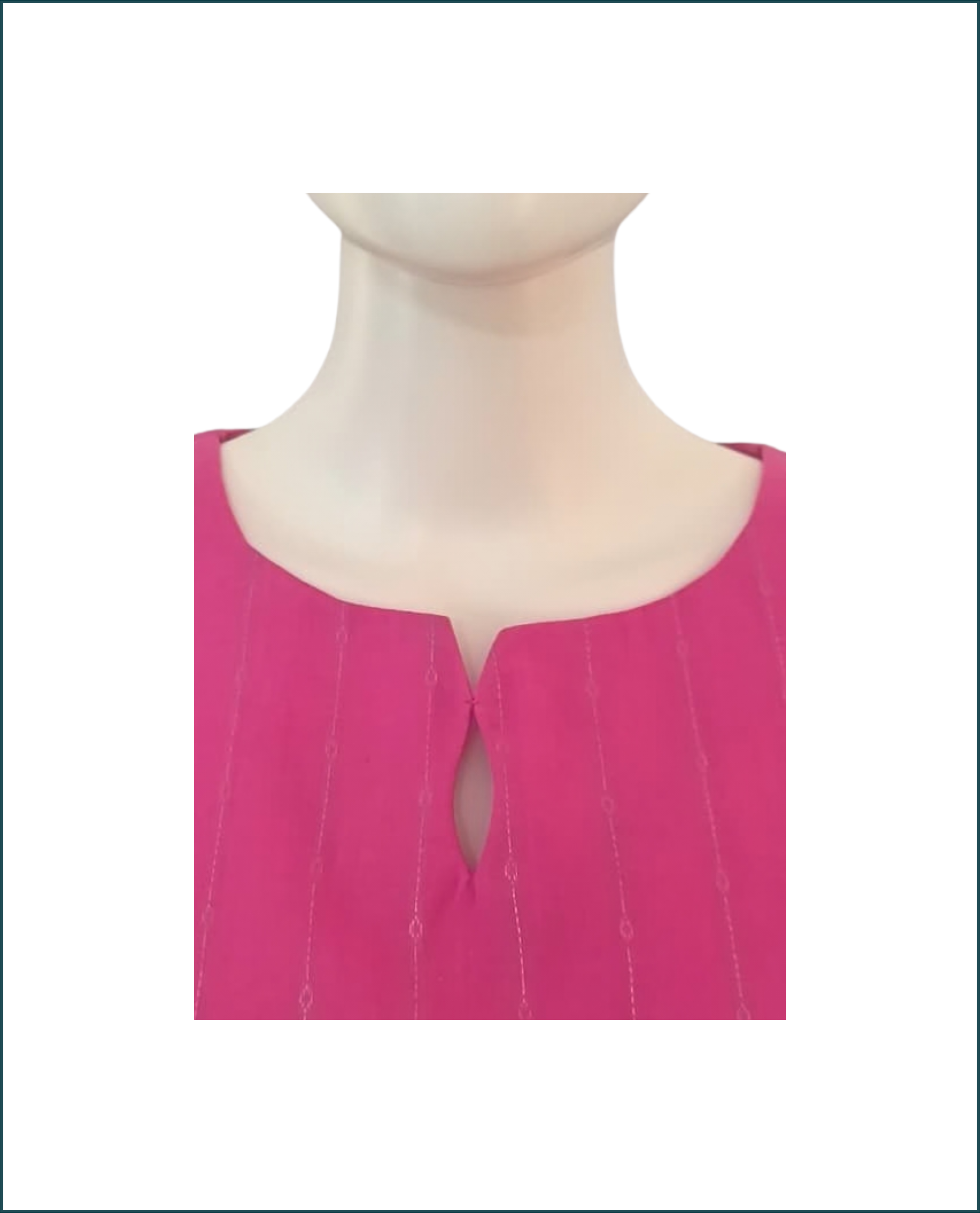Handloom Cotton Kurti - Pink