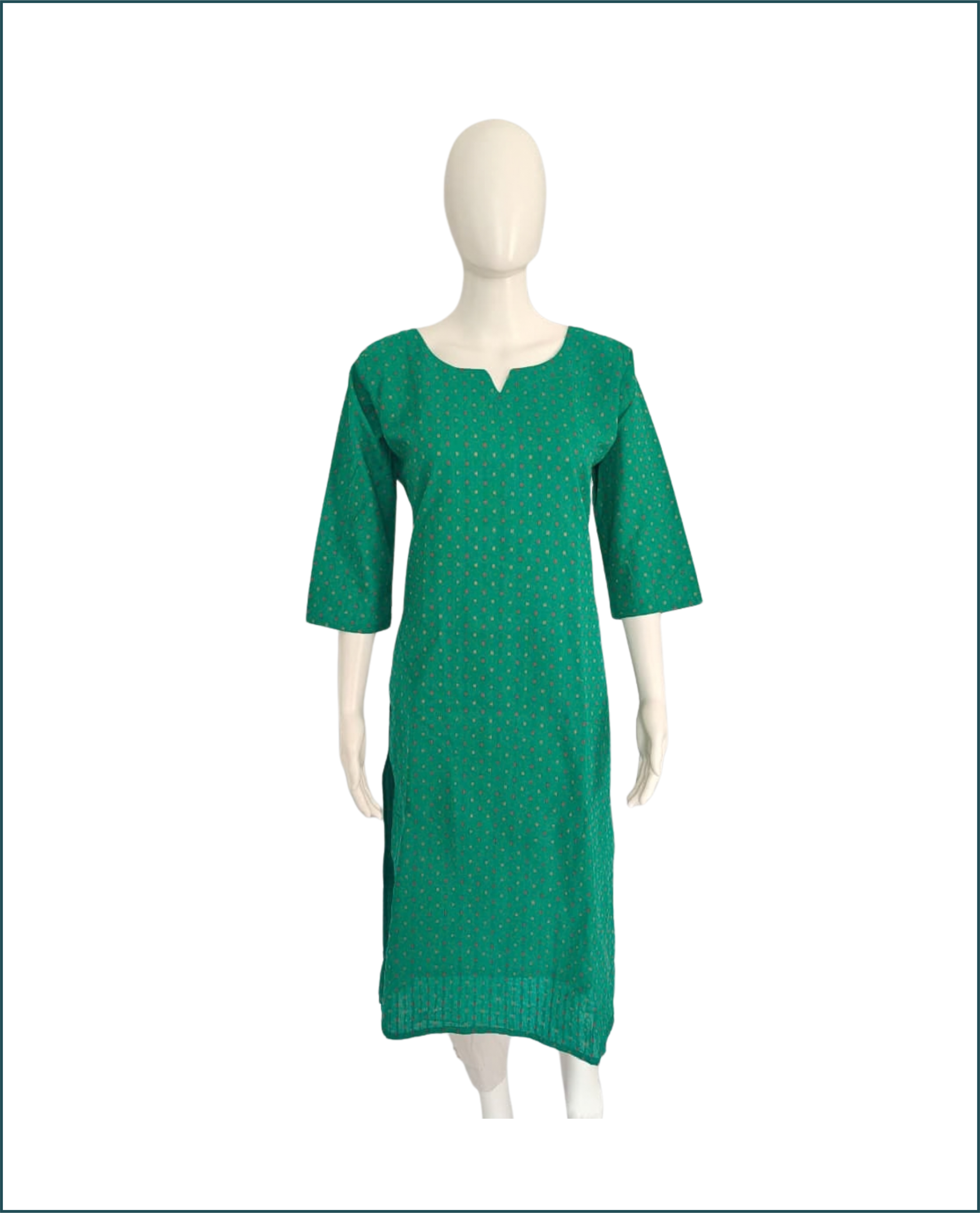 Cotton Kurti - Green