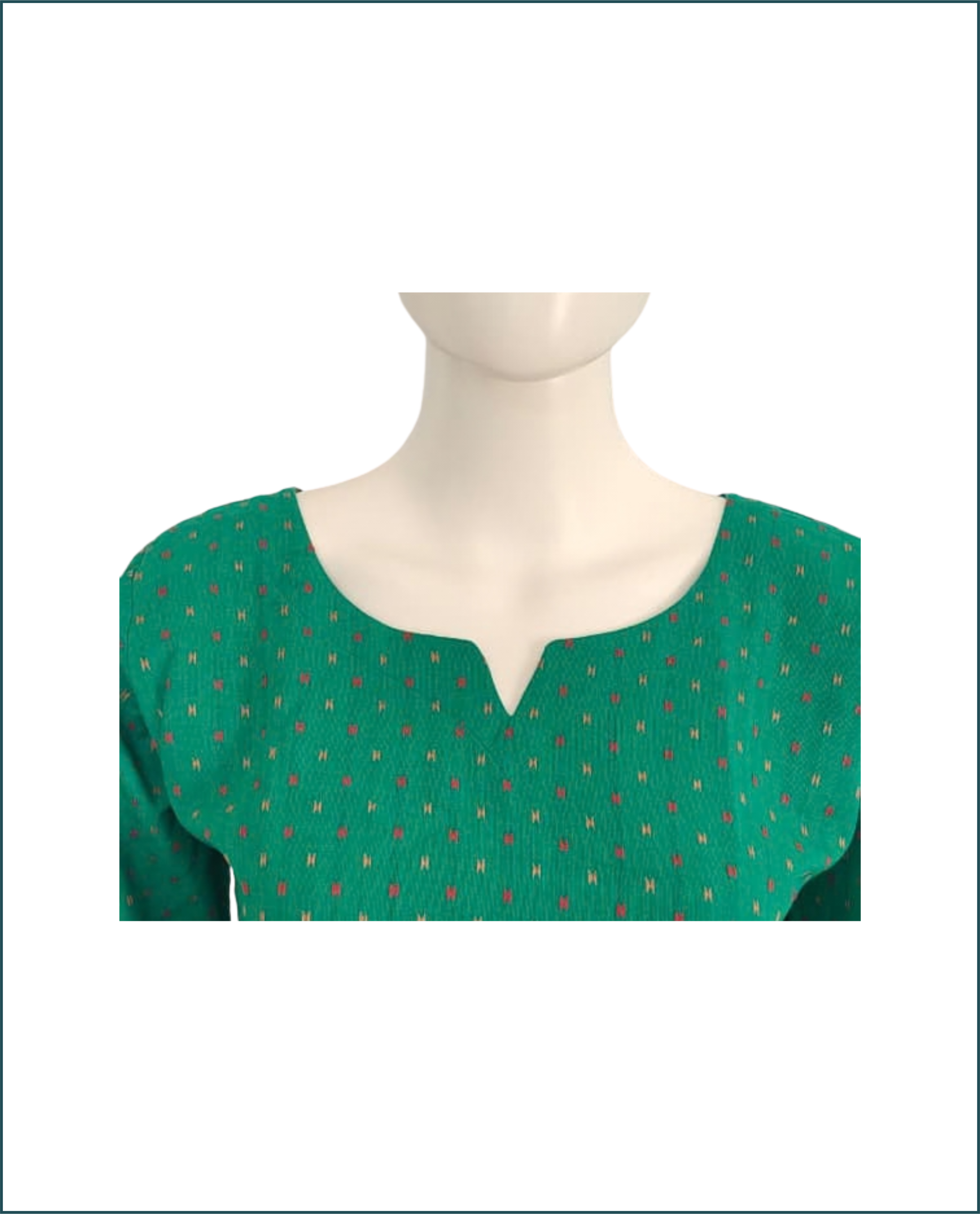 Cotton Kurti - Green