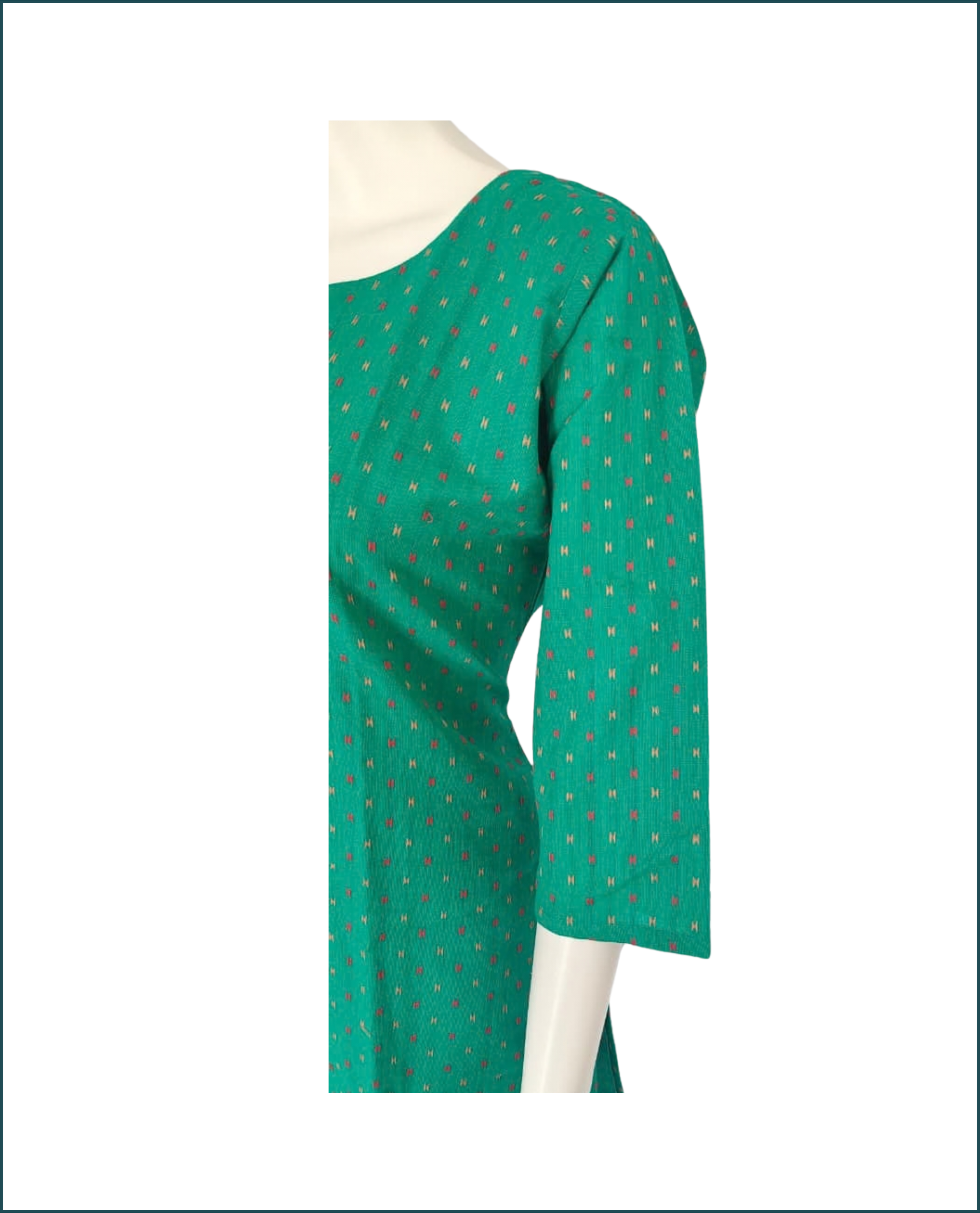 Cotton Kurti - Green