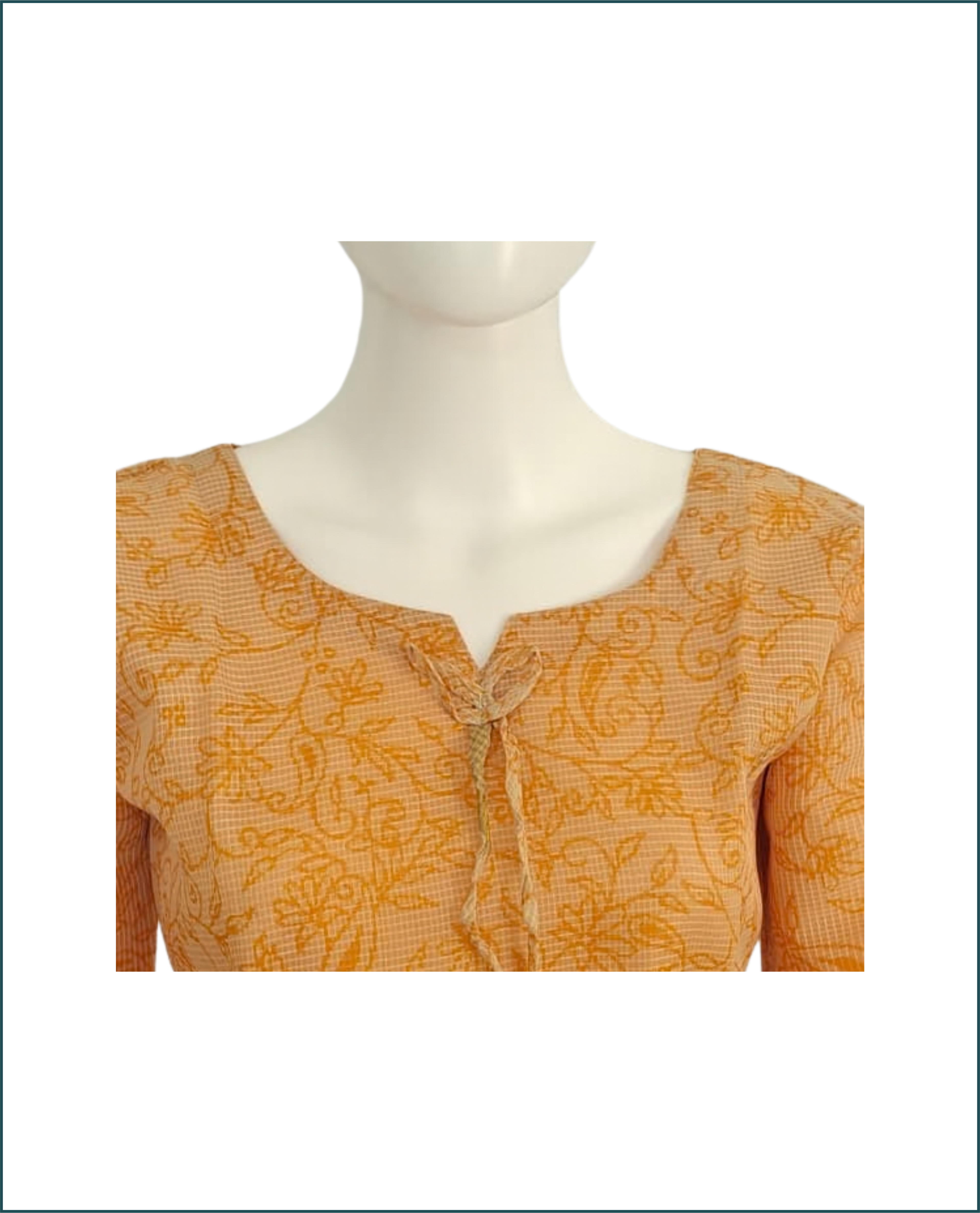 Kurti + Dupatta - Yellow