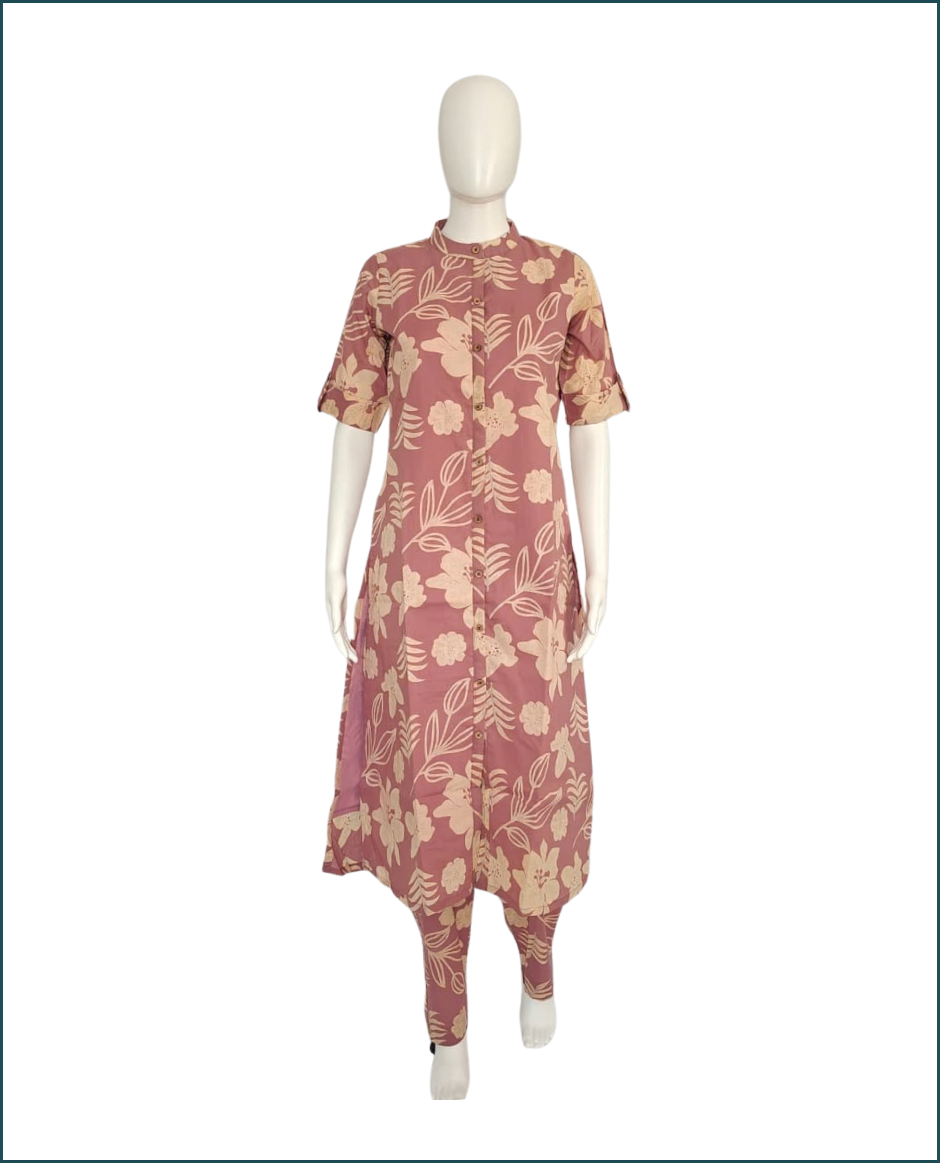 Cotton Co-Ord Set - Pink